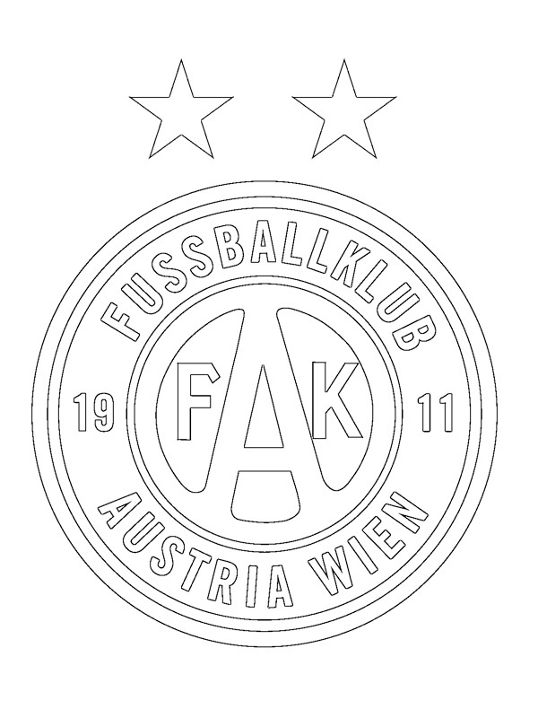 FK Austria Wien Ausmalbild