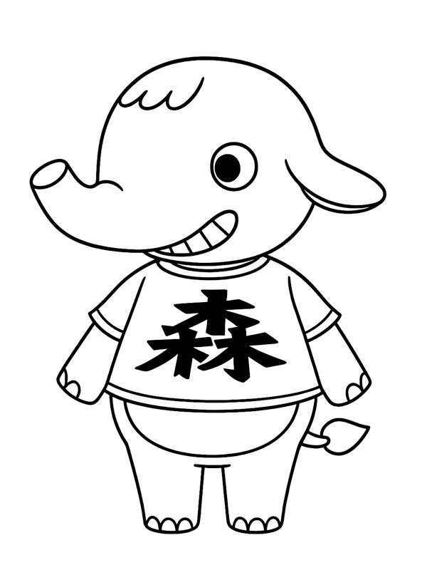 Axel (Animal crossing) Ausmalbild Axel (Animal crossing) Ausmalbild