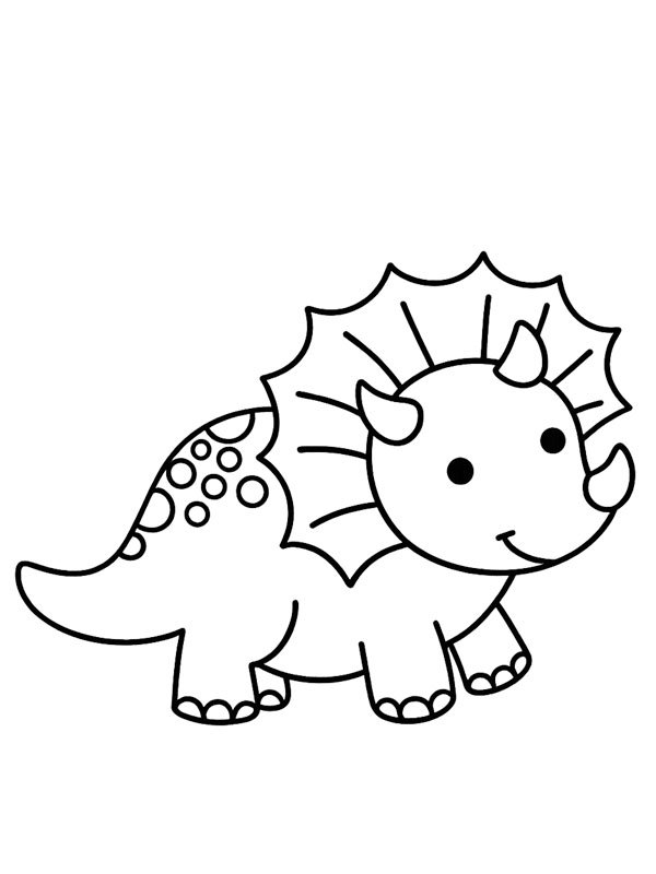 Baby-Dinosaurier Ausmalbild Baby-Dinosaurier Ausmalbild