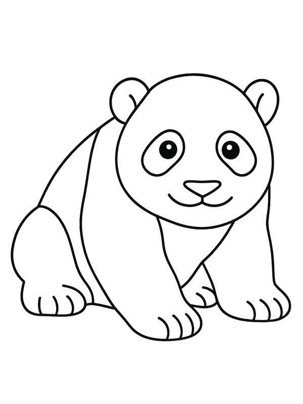 Pandababy Ausmalbild Pandababy Ausmalbild