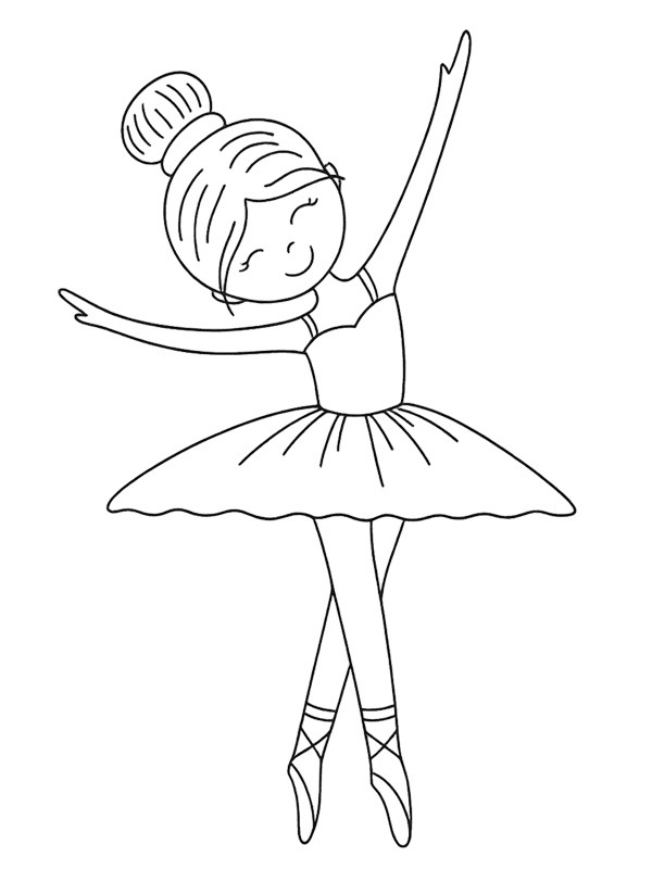 Ballerina Ausmalbild Ballerina Ausmalbild