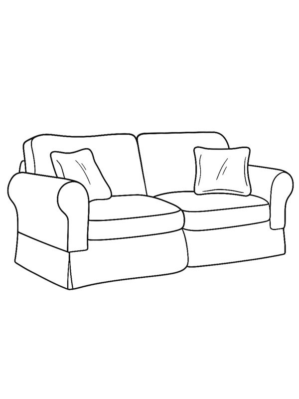 Sofa Ausmalbild Sofa Ausmalbild