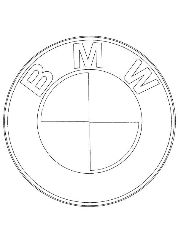 BMW Logo Ausmalbild