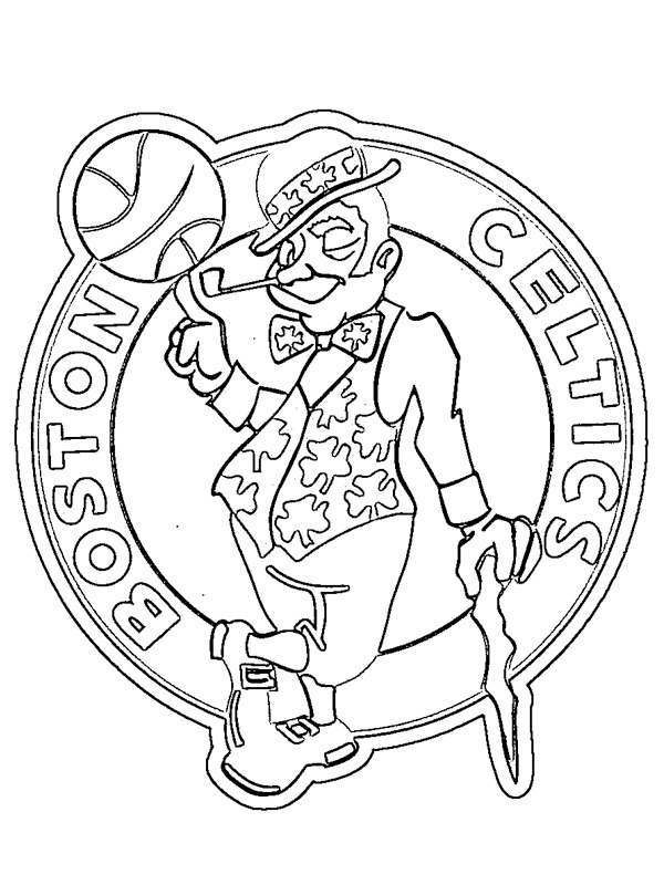 Boston Celtics Ausmalbild Boston Celtics Ausmalbild