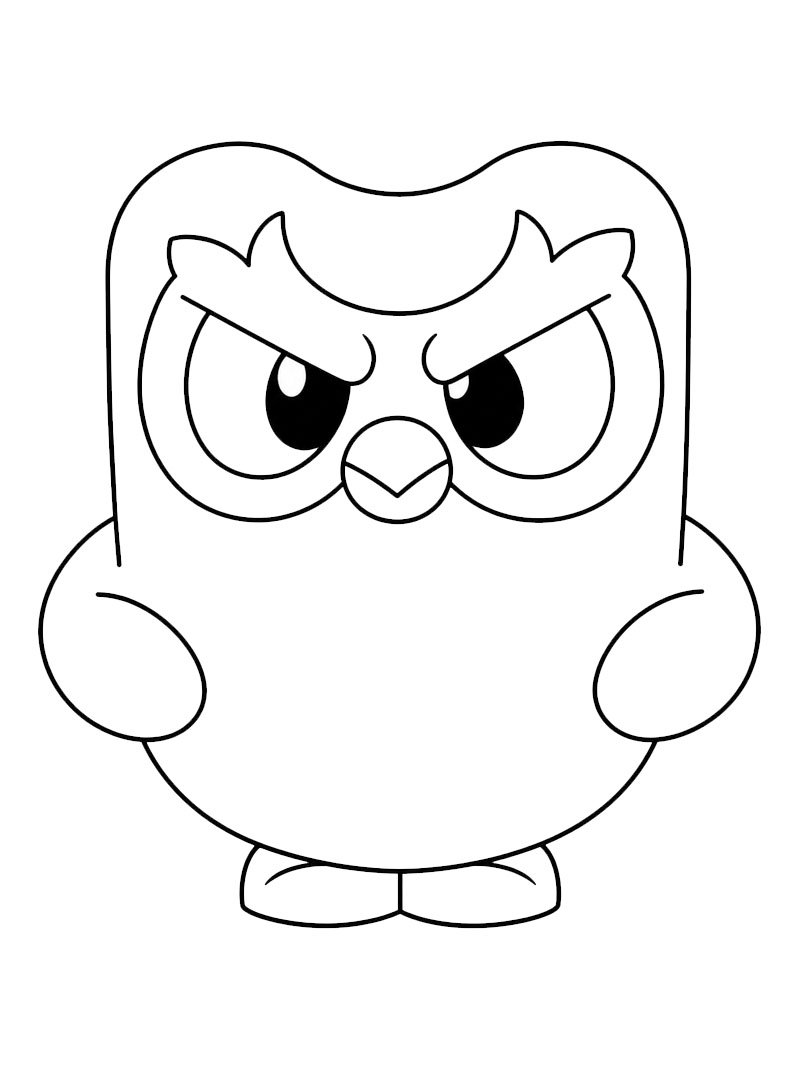 Brawl Stars x Duolingo Ausmalbild Brawl Stars x Duolingo Ausmalbild