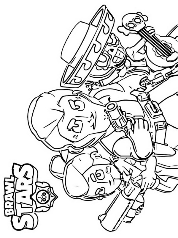 Brawl Stars Ausmalbild Brawl Stars Ausmalbild