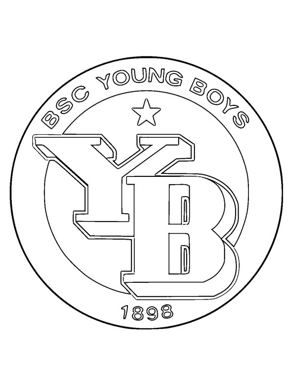 Ausmalbild BSC Young Boys | besteausmalbilder.de