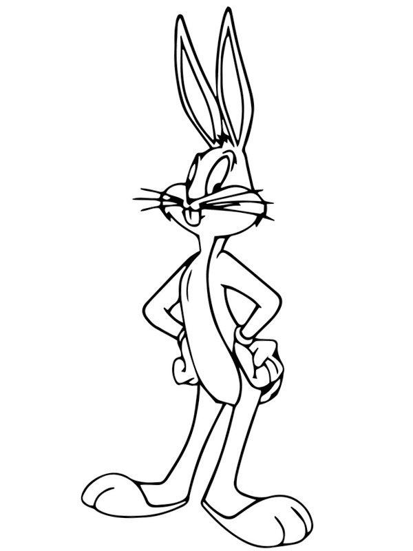 Bugs Bunny Ausmalbild