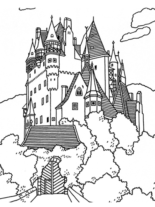 Burg Eltz Ausmalbild