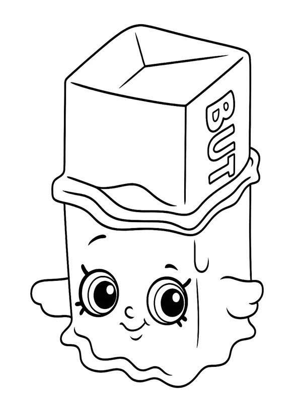 Buttercup Shopkins Ausmalbild Buttercup Shopkins Ausmalbild