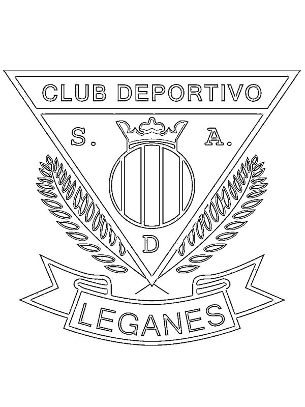 Club Deportivo Leganés Ausmalbild