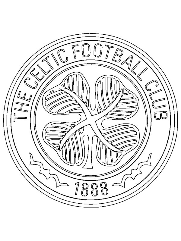 Celtic Glasgow Ausmalbild
