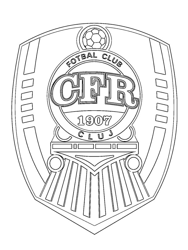 CFR Cluj Ausmalbild
