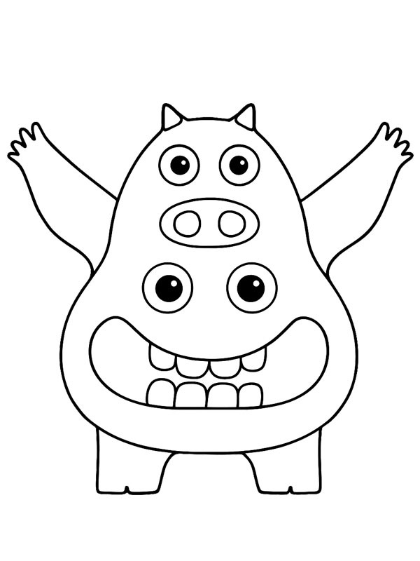 Chef Pigster (Garten of Banban) Ausmalbild Chef Pigster (Garten of Banban) Ausmalbild