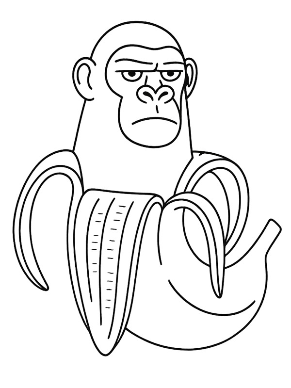 Chimpanzini Bananini Ausmalbild Chimpanzini Bananini Ausmalbild