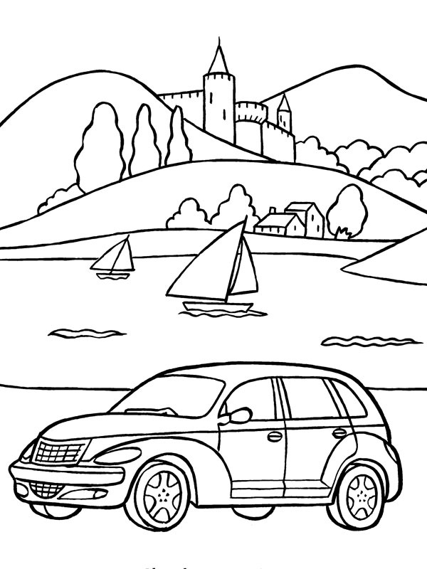 Chrysler PT Cruiser Ausmalbild Chrysler PT Cruiser Ausmalbild