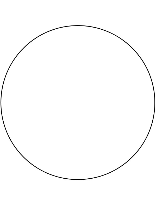 Kreis Ausmalbild