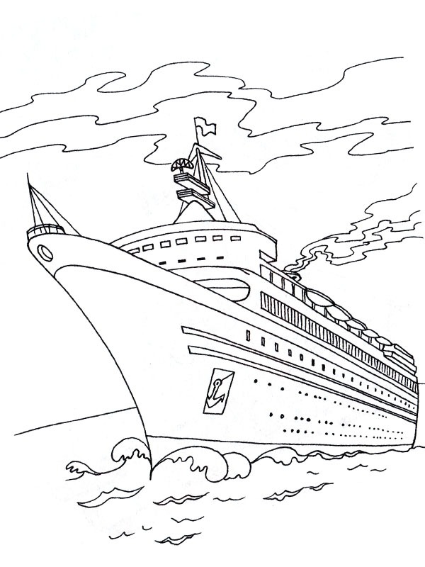 Kreuzfahrtschiff Ausmalbild Kreuzfahrtschiff Ausmalbild