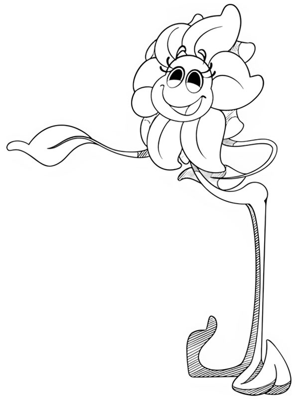 Poppy Playtime Daisy Ausmalbild Poppy Playtime Daisy Ausmalbild