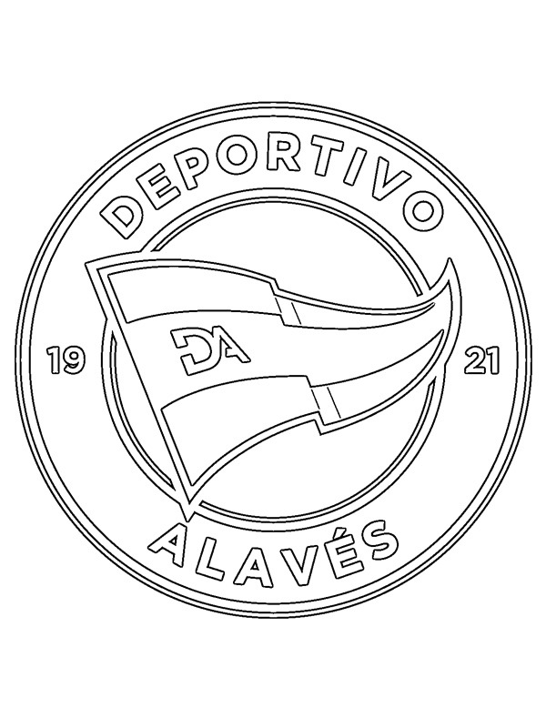 Deportivo Alavés Ausmalbild