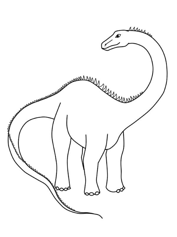Diplodocus Ausmalbild