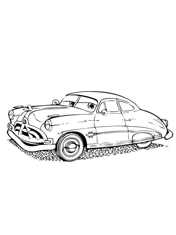 Doc Hudson (Cars) Ausmalbild