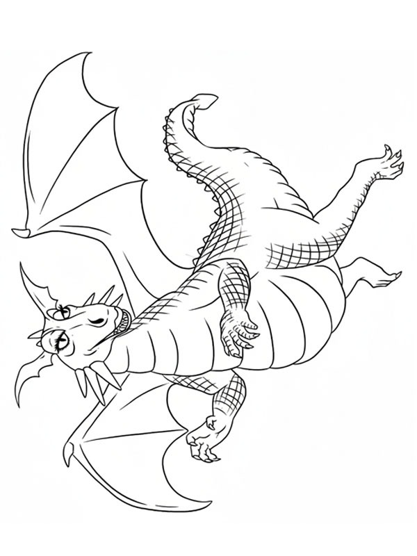 Drache (Shrek) Ausmalbild Drache (Shrek) Ausmalbild