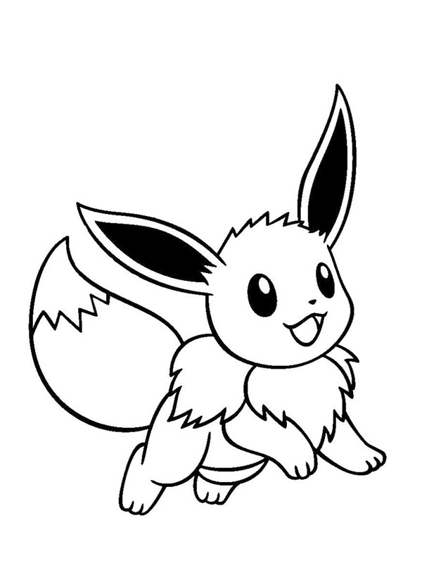 Evoli (Pokémon) Ausmalbild