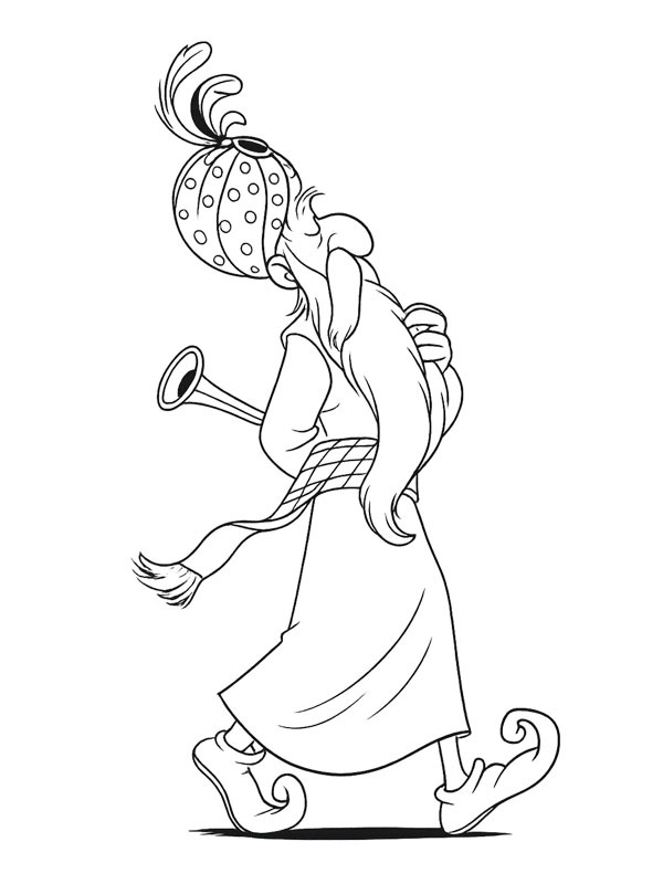 Fakir (Efteling) Ausmalbild Fakir (Efteling) Ausmalbild