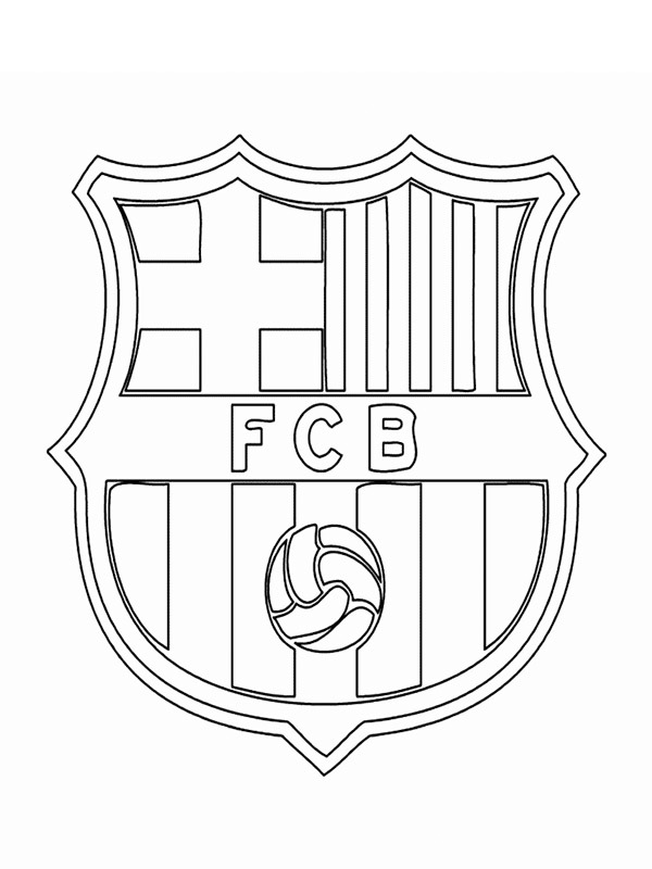 FC Barcelona Ausmalbild