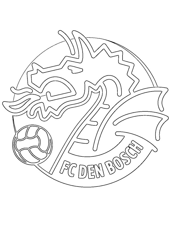 FC Den Bosch Ausmalbild