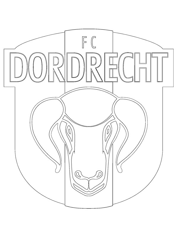 FC Dordrecht Ausmalbild