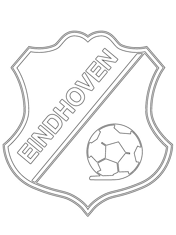 FC Eindhoven Ausmalbild