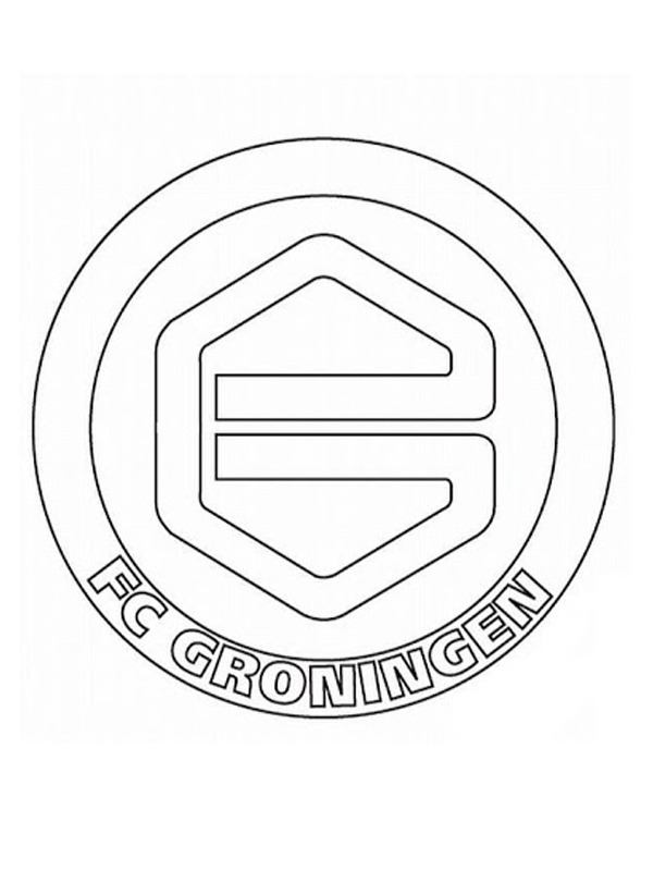 FC Groningen Ausmalbild