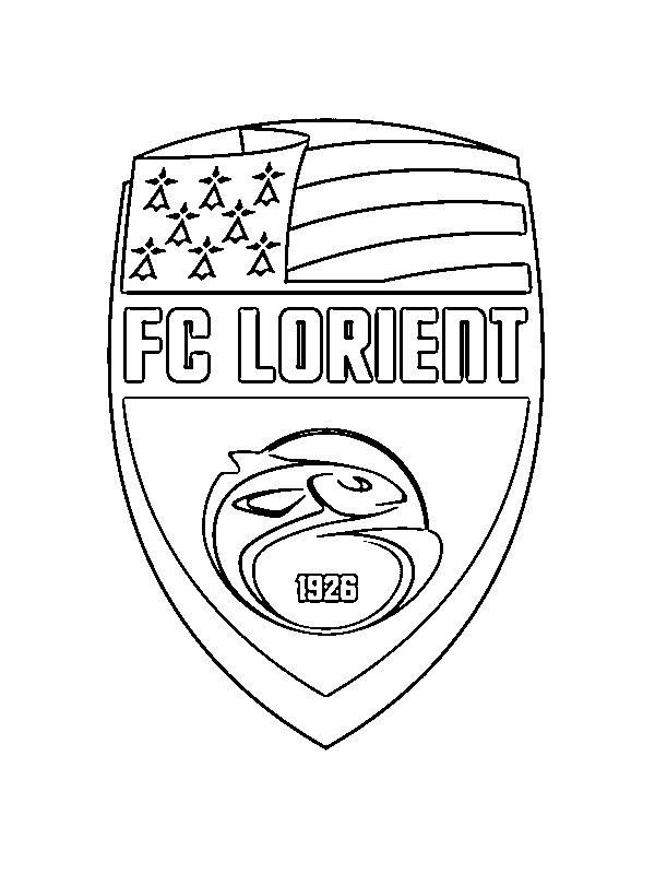 FC Lorient Ausmalbild