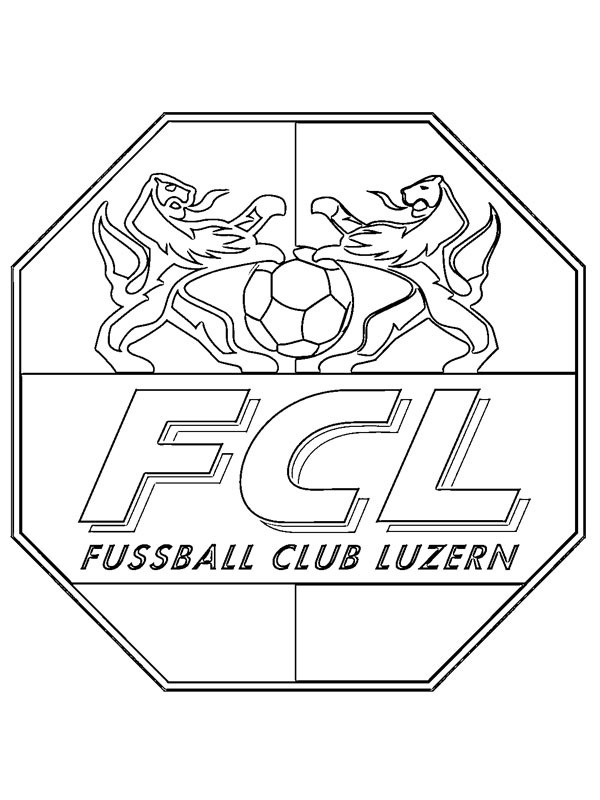 FC Luzern Ausmalbild