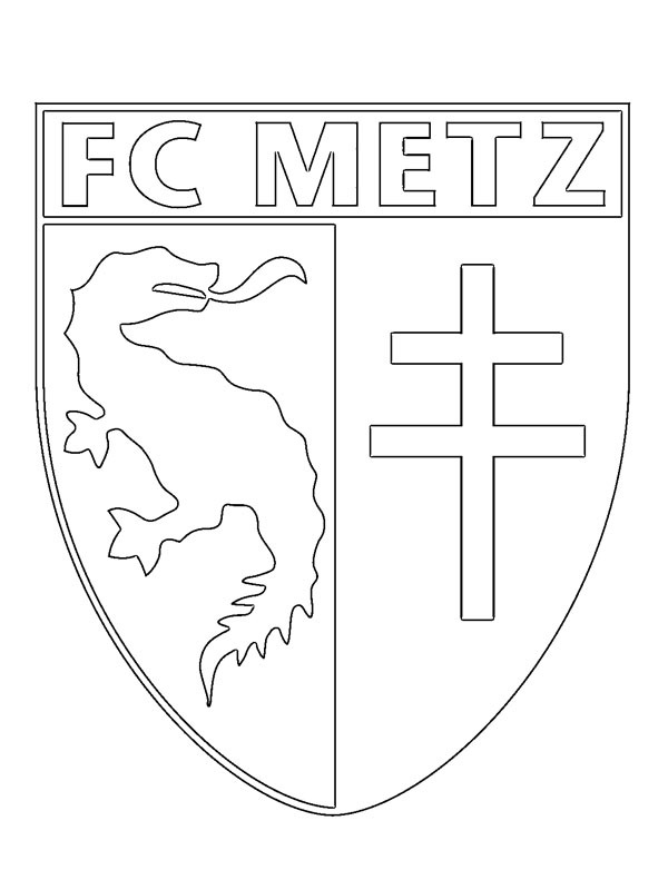 FC Metz Ausmalbild