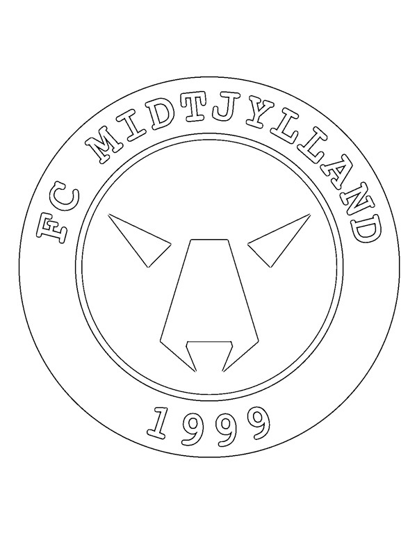 FC Midtjylland Ausmalbild