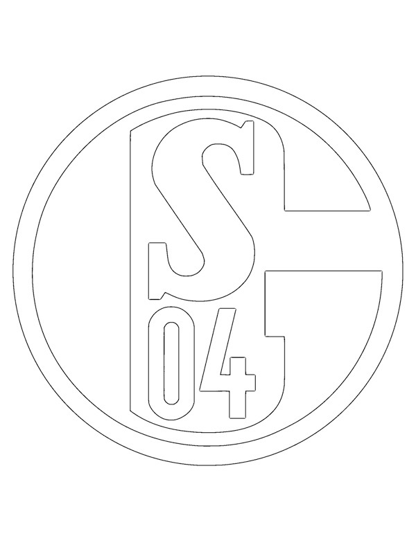 FC Schalke 04 Ausmalbild