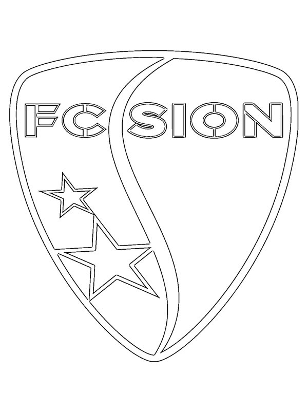 FC Sion Ausmalbild