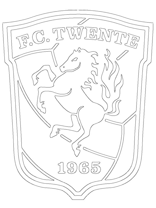 FC Twente Enschede Ausmalbild