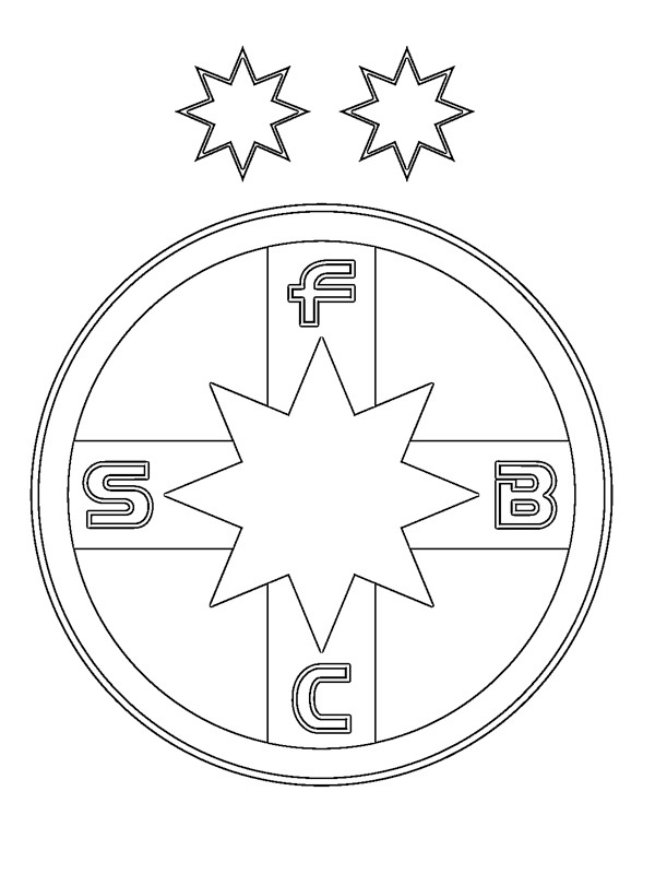 FCSB Bukarest Ausmalbild