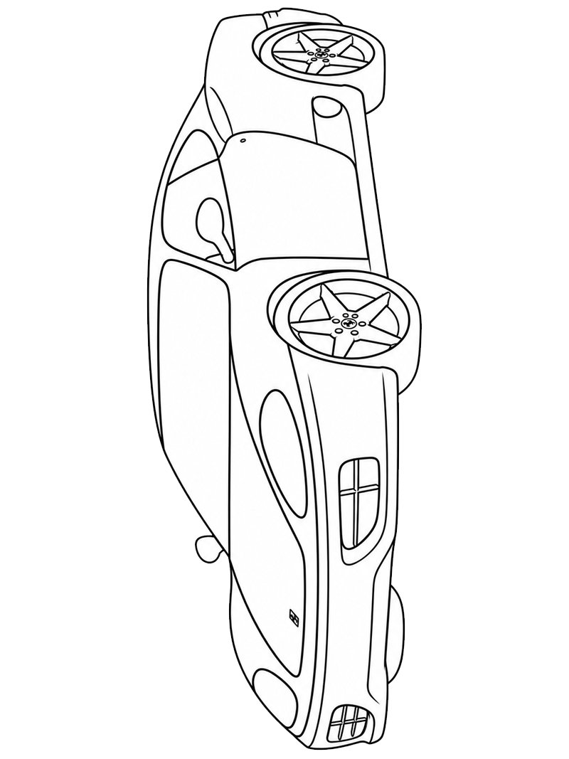 Ferrari 360 Modena Ausmalbild