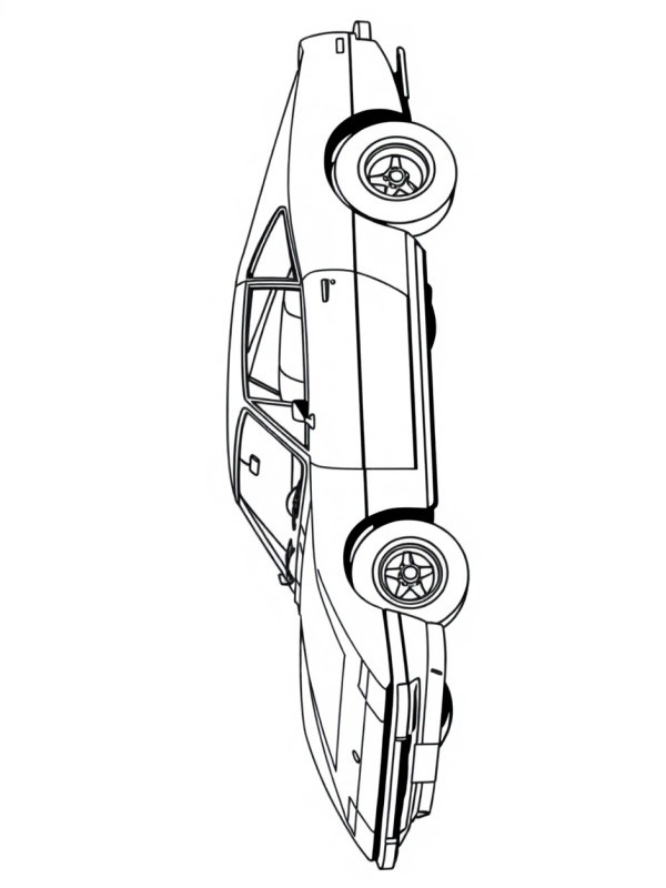 Ferrari 365 GTB/4 Daytona Ausmalbild Ferrari 365 GTB/4 Daytona Ausmalbild