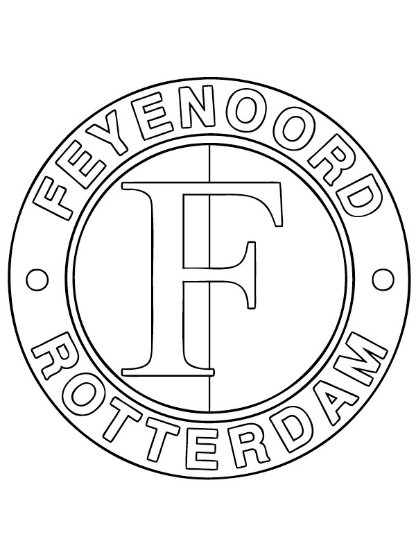 Feyenoord Rotterdam Ausmalbild