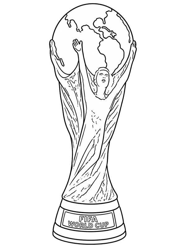 FIFA Weltmeisterschaft 2026 Ausmalbild