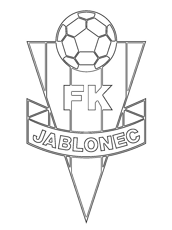 FK Jablonec Ausmalbild