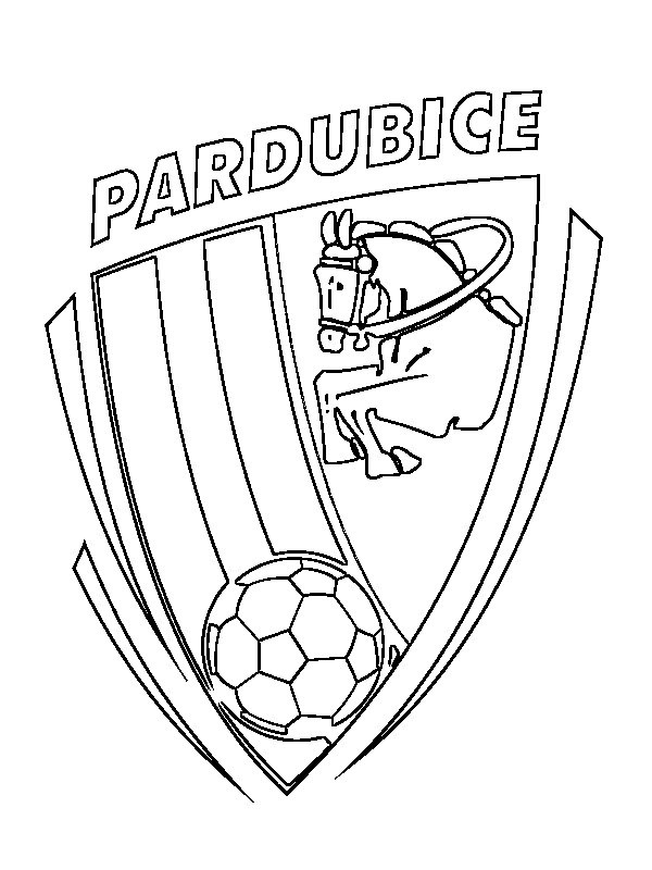 FK Pardubice Ausmalbild