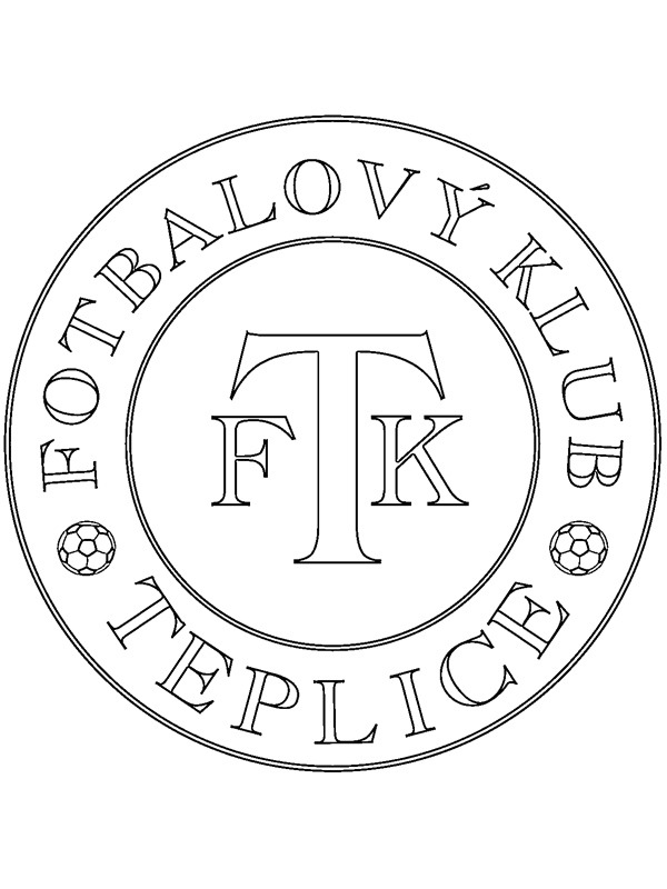 FK Teplice Ausmalbild
