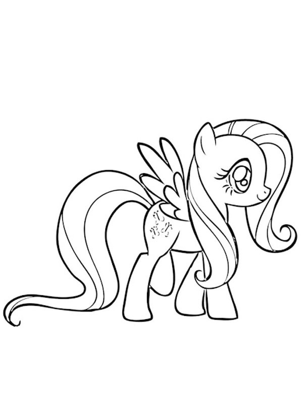 Fluttershy (My Little Pony) Ausmalbild
